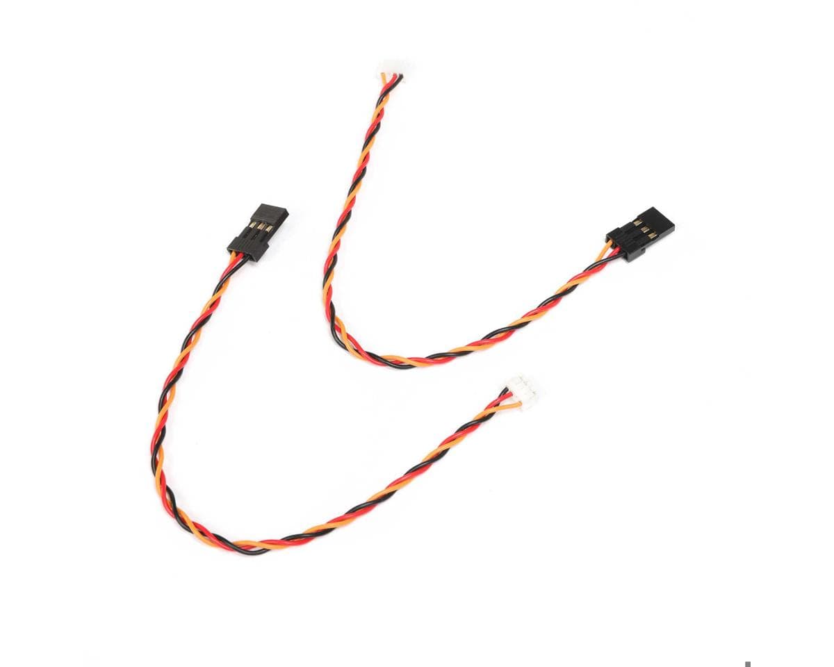 Spektrum RC SkyID 6" SRXL2 JST to Male Servo Adapter (2)