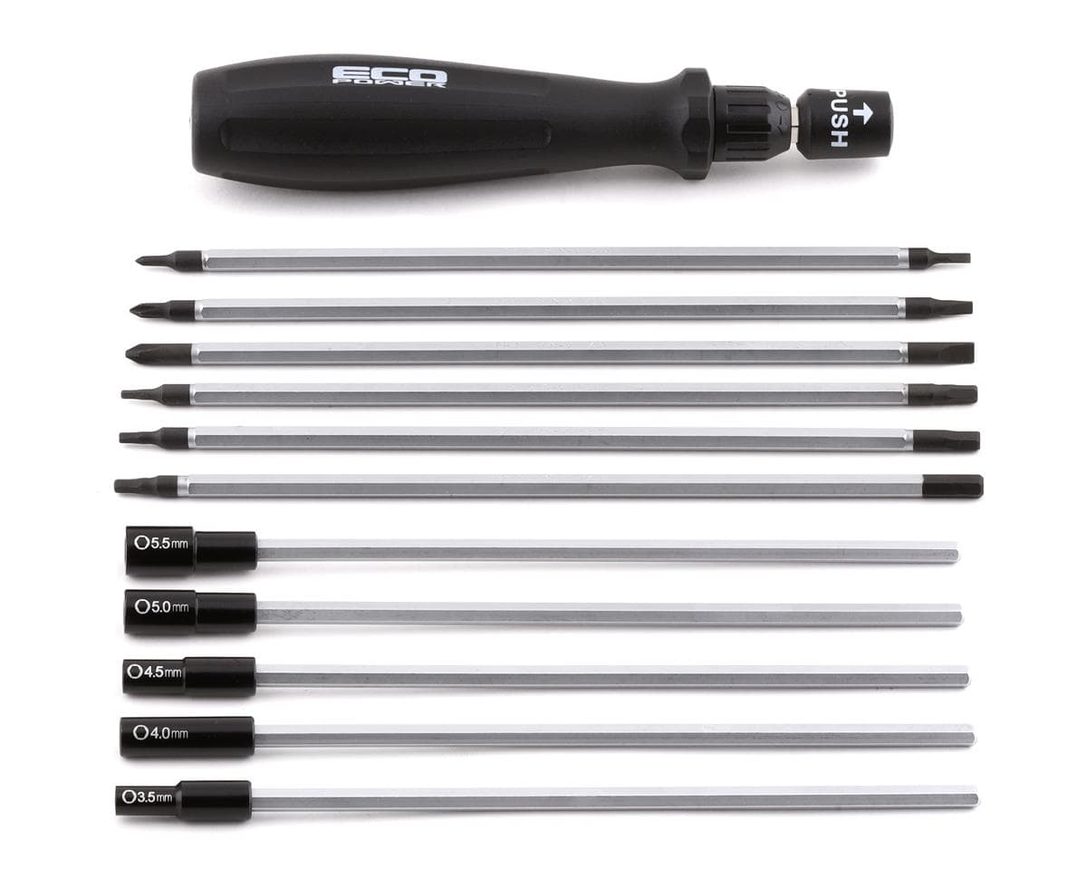 EcoPower 17-Piece Metric "Micro Essential" Tool Set w/Carrying Case