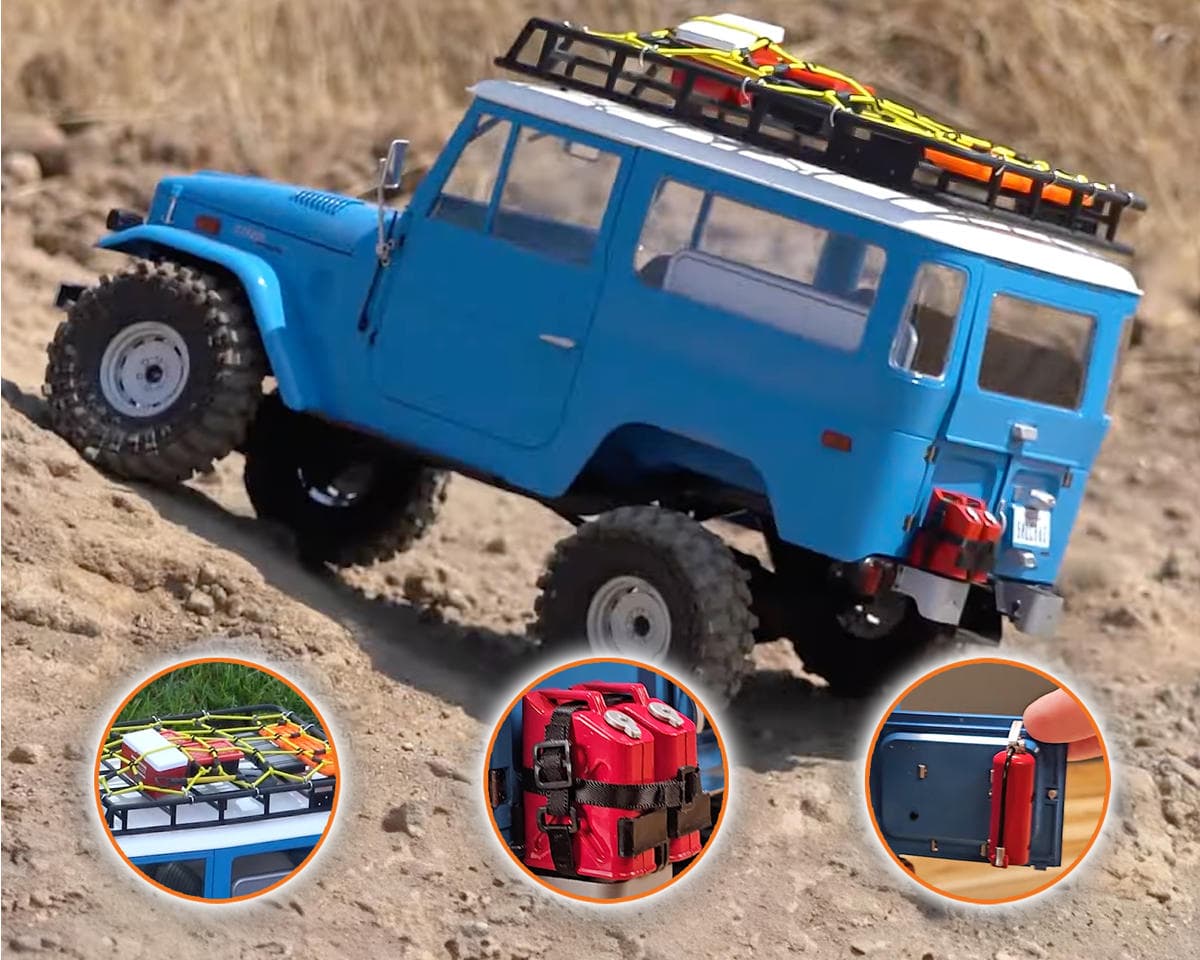 AMain Toyota FMS Land Cruiser FJ40 Scale Accessories Bundle