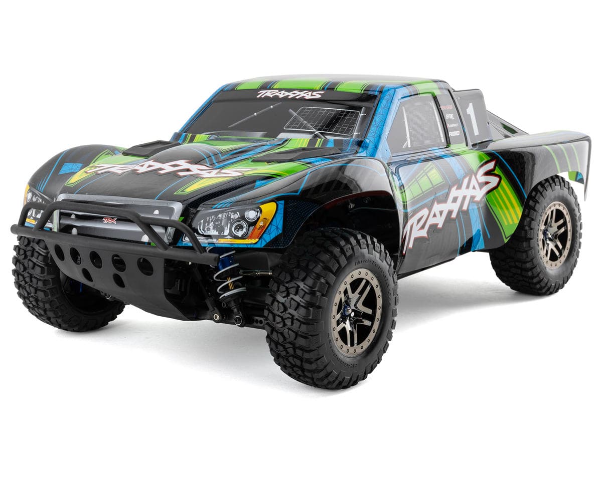 Traxxas Slash 4x4 "Ultimate" VXL Brushless RTR 4WD Short Course Truck (Green) w/TSM & TQi 2.4GHz Radio
