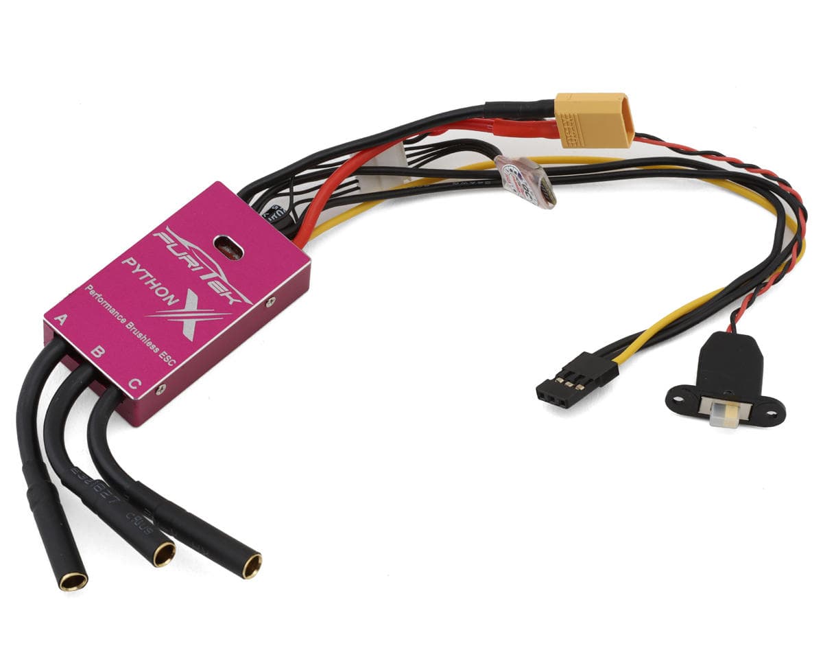 Furitek Python X 80A/120A Team Spec 1/10 Rock Crawler Brushed/Brushless ESC w/XT30 Connector