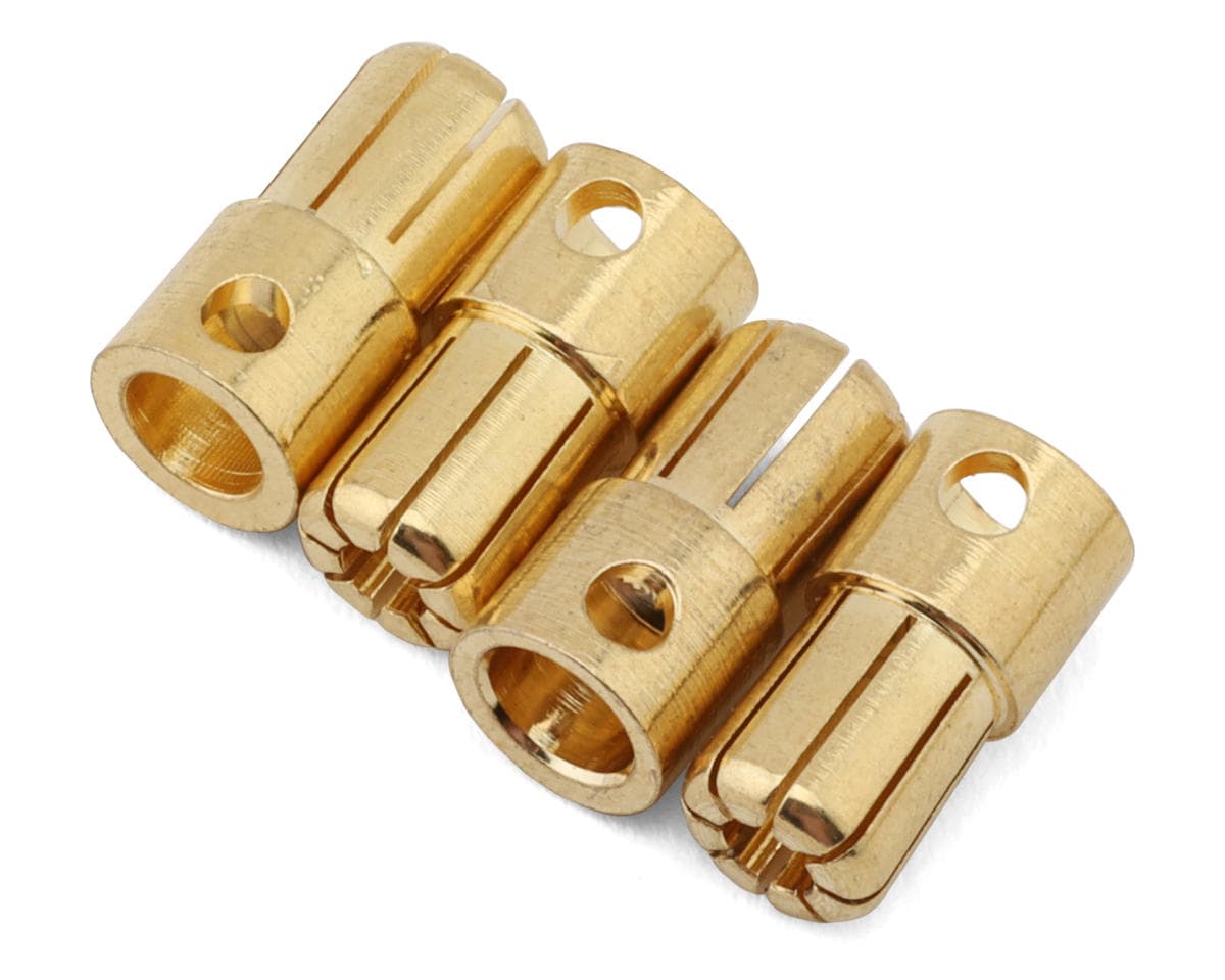 Samix 6.5mm High Current Bullet Plug Connectors (4 Male)
