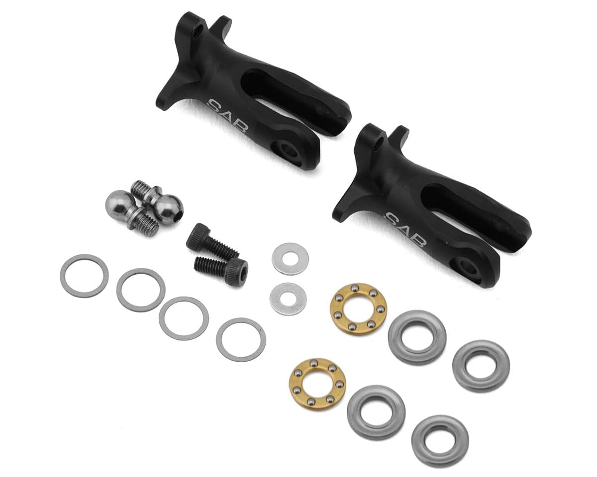 SAB Goblin Aluminum Tail Blade Grips (Raw 500)