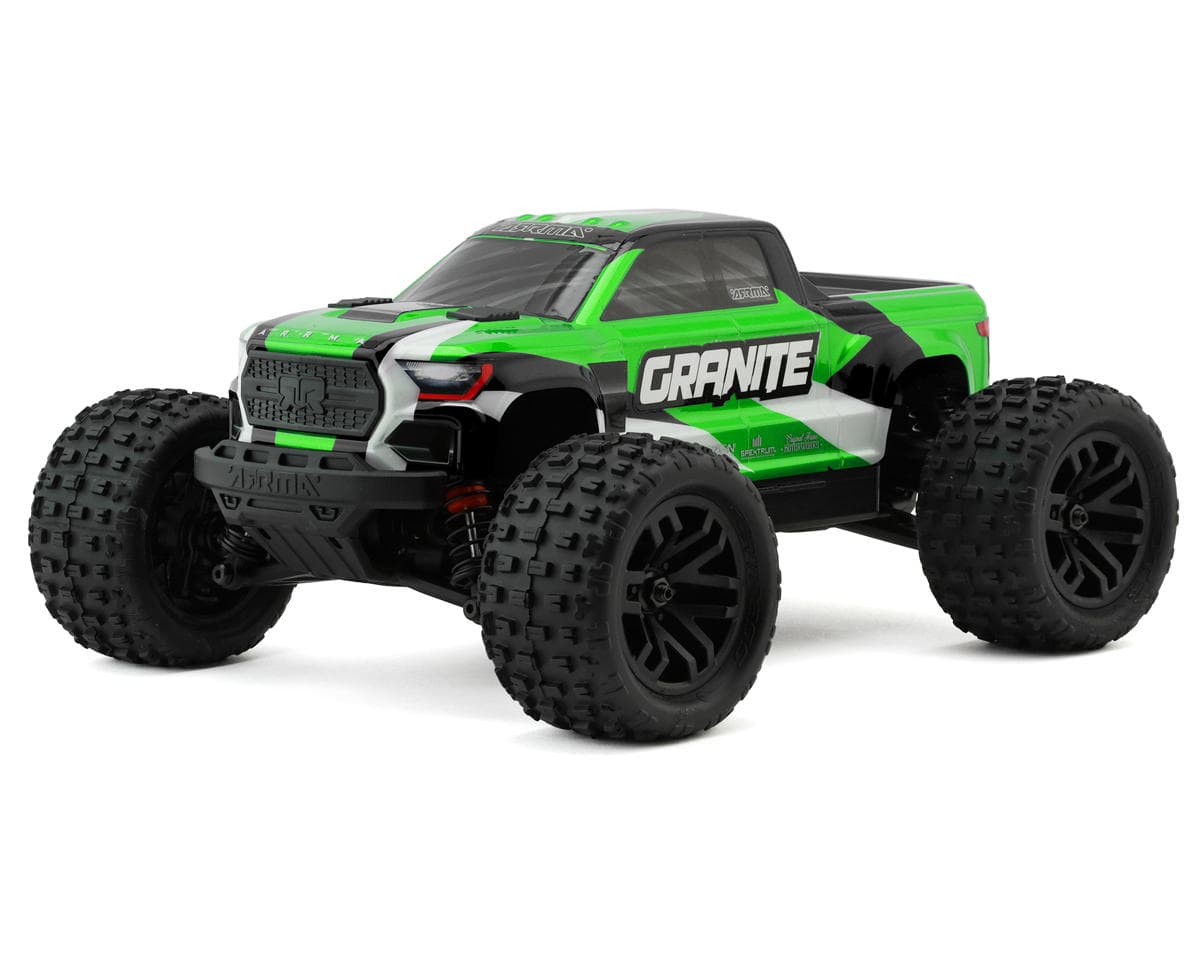 Arrma Granite Grom MEGA 4WD 380 Brushed 1/18 Monster Truck RTR (Green) w/SLT2 2.4GHz Radio, Battery & Charger