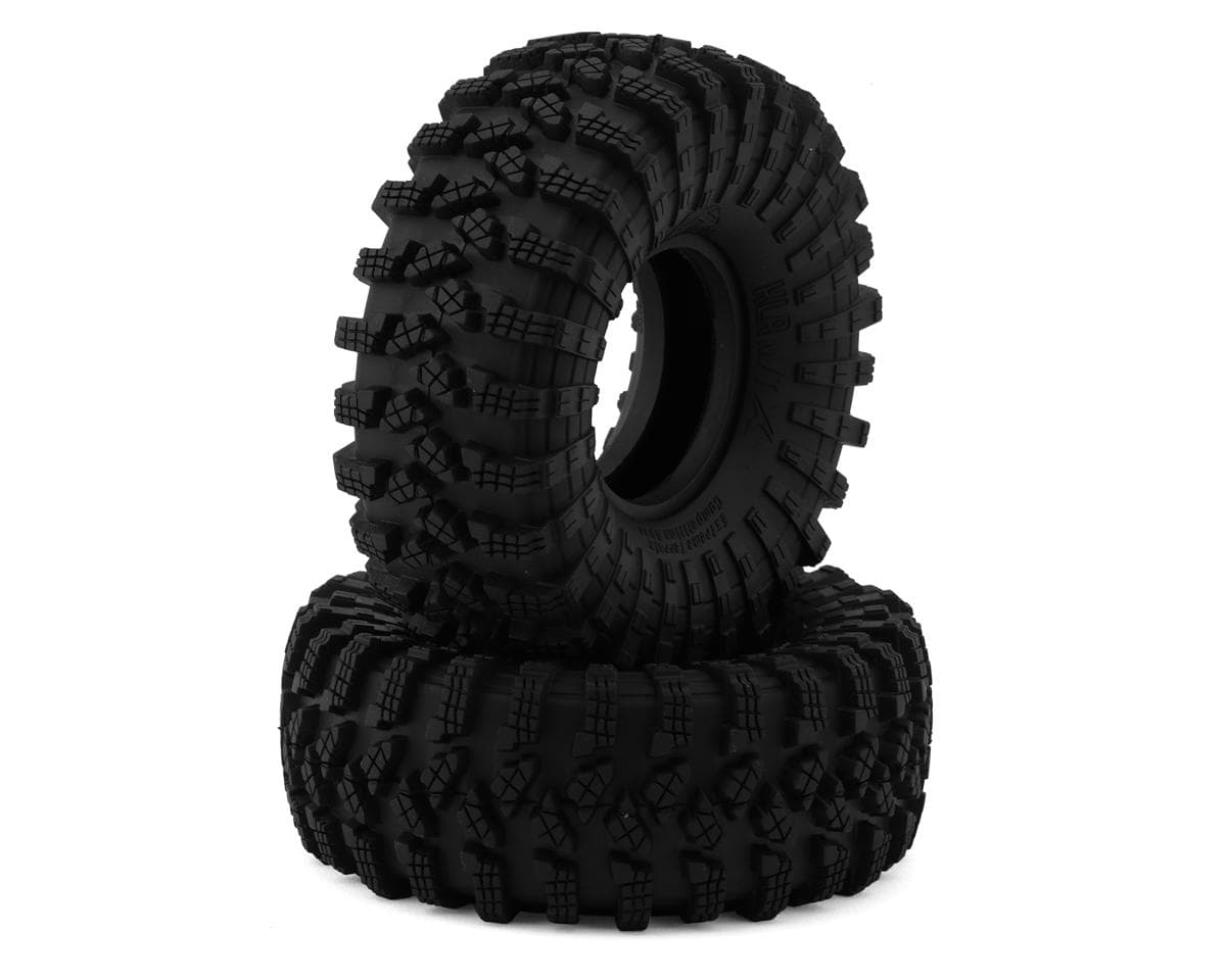 Team Ottsix Racing MT/x Extreme Terrain Comp Spec 1.9" Crawler Tire (2) (Red) (No Foam)