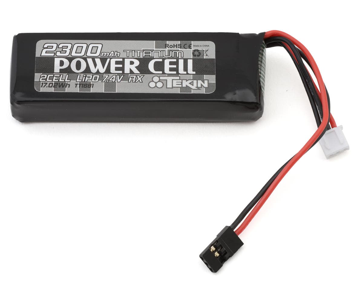 Tekin Titanium Power Cell 2S LiPo Receiver Battery Pack (7.4V/2300mAh) (8IGHT-X/Mugen/AE)