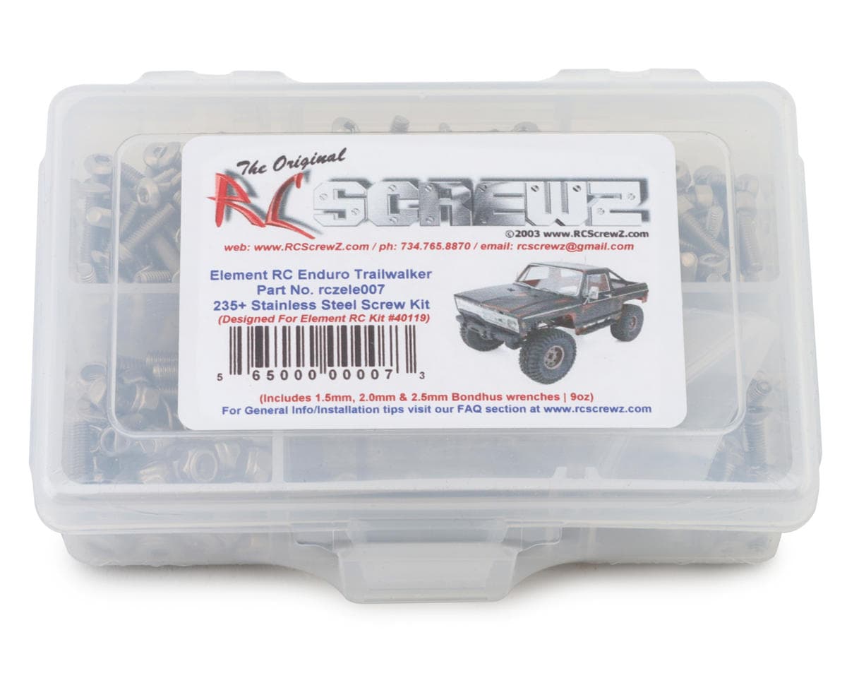 RC Screwz Element Enduro Trailwalker Stainless Steel Screw Kit