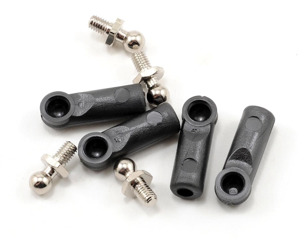 Schumacher Ultra Short Ball Stud w/Ball Cup (4)