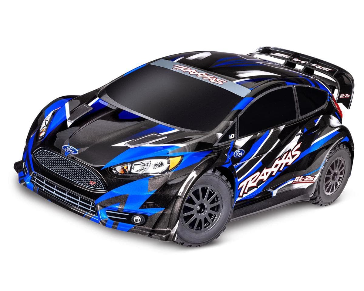 Traxxas Ford Fiesta 4x4 BL-2S Brushless 1/10 RTR AWD Rally Car (Blue) w/BL-2S ESC, TQ 2.4GHz Radio