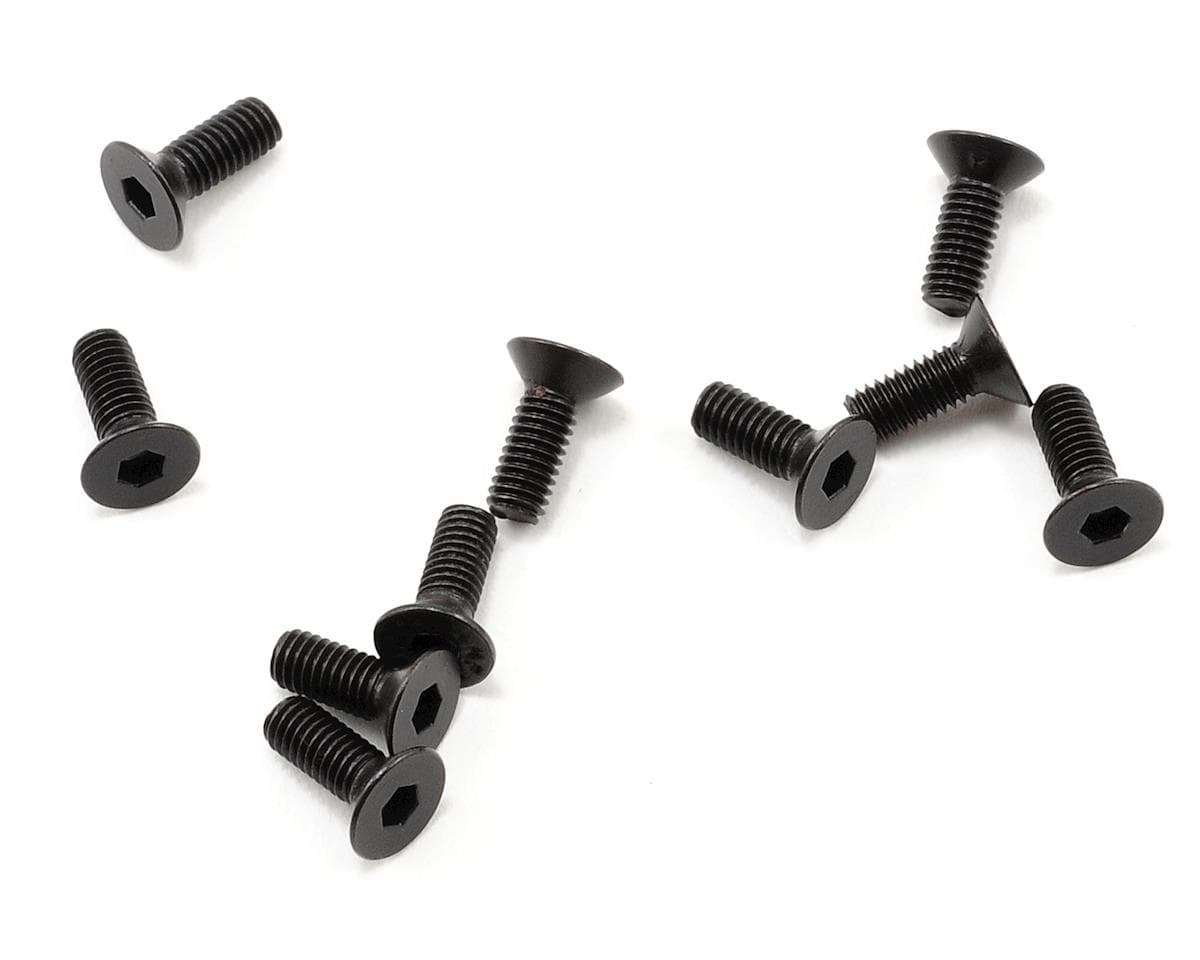 Schumacher 3x8mm Flat Head Screw Speed Pack (10)