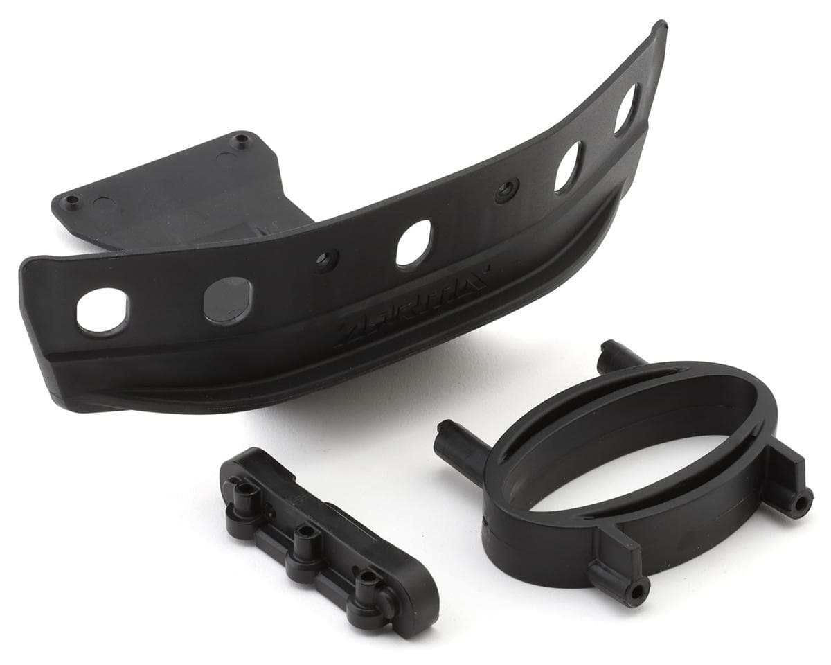 Arrma Big Rock 6S BLX Front Skid, Skid Mount & Bumper Loop