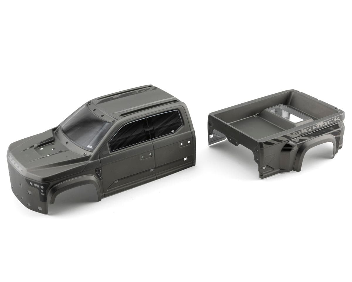 Arrma Big Rock 6S BLX Painted Decaled Trimmed Body (Gunmetal)