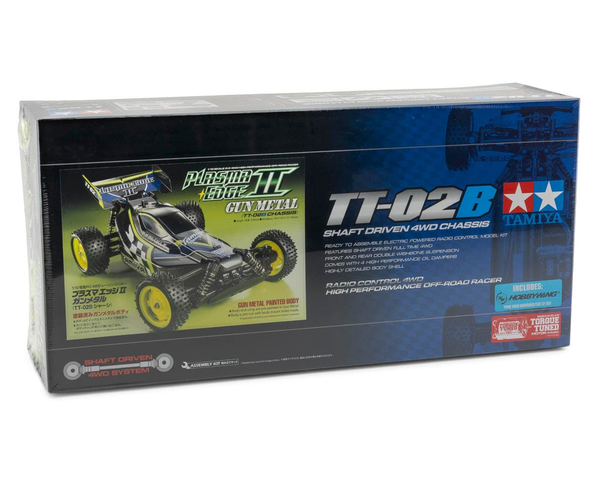 Tamiya Plasma Edge II Gun Metal 4WD Electric Buggy Kit (TT-02B) (Limited Edition Painted Body)