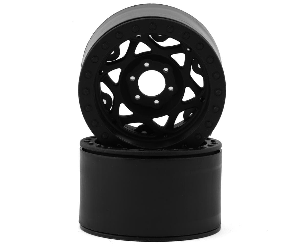 RC4WD Miller Motorsports Pro Rock Racer 2.2" Composite Bead-lock Wheels (Black) (2)