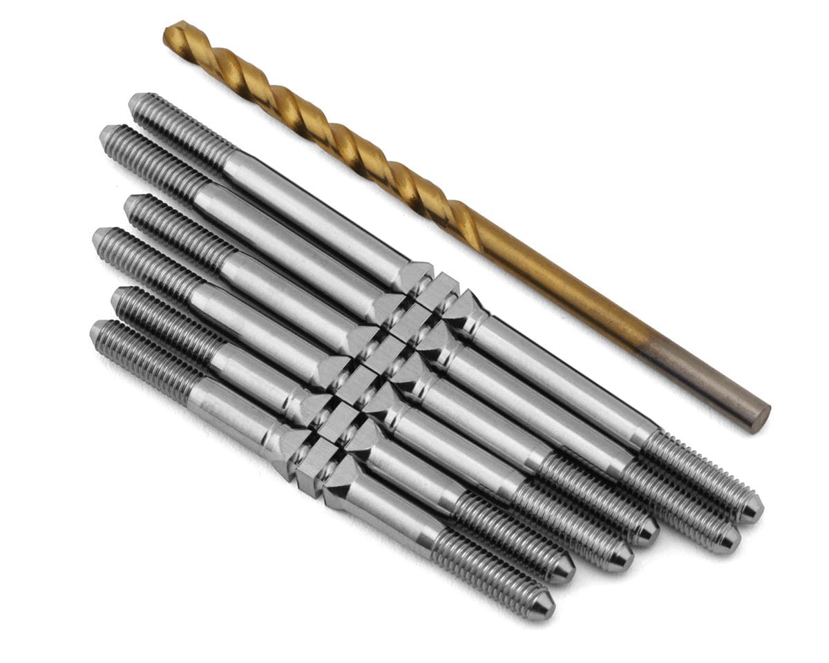 J&T Bearing Co. Custom Works Patriot Titanium "Milled'' XD Turnbuckles (Natural)