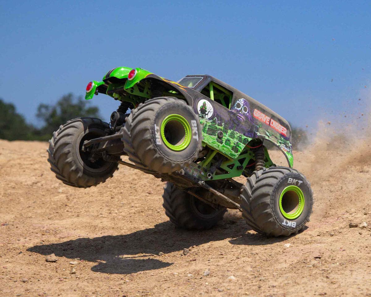 Losi 1/18 Mini LMT 4X4 Brushed RTR Monster Truck (Grave Digger) w/SLT2 2.4GHz Radio, Battery & Charger