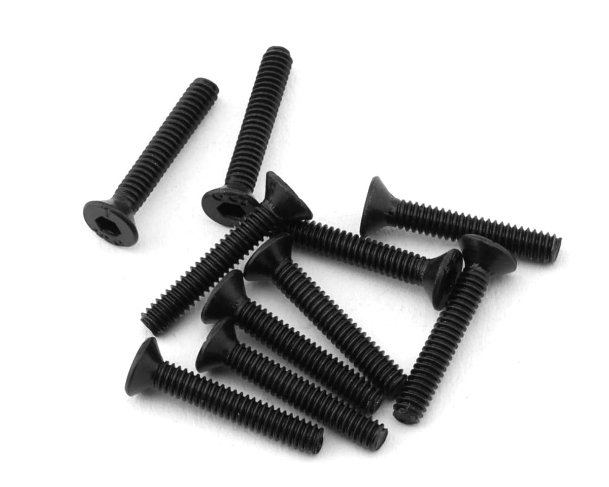 Losi 2x12mm Flat Head Screws (10)