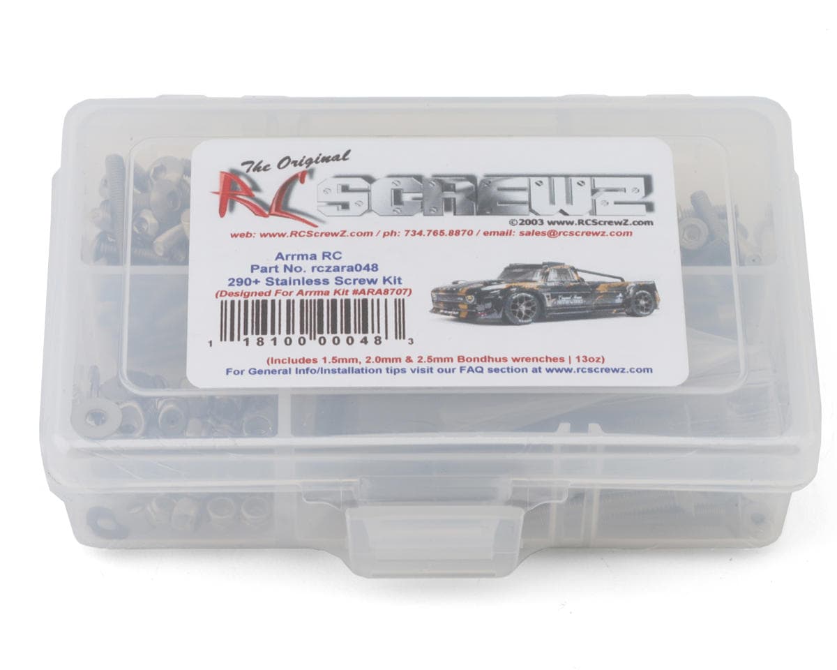 RC Screwz Arrma Infraction V3 3S BLX Stainless Steel Screw Kit
