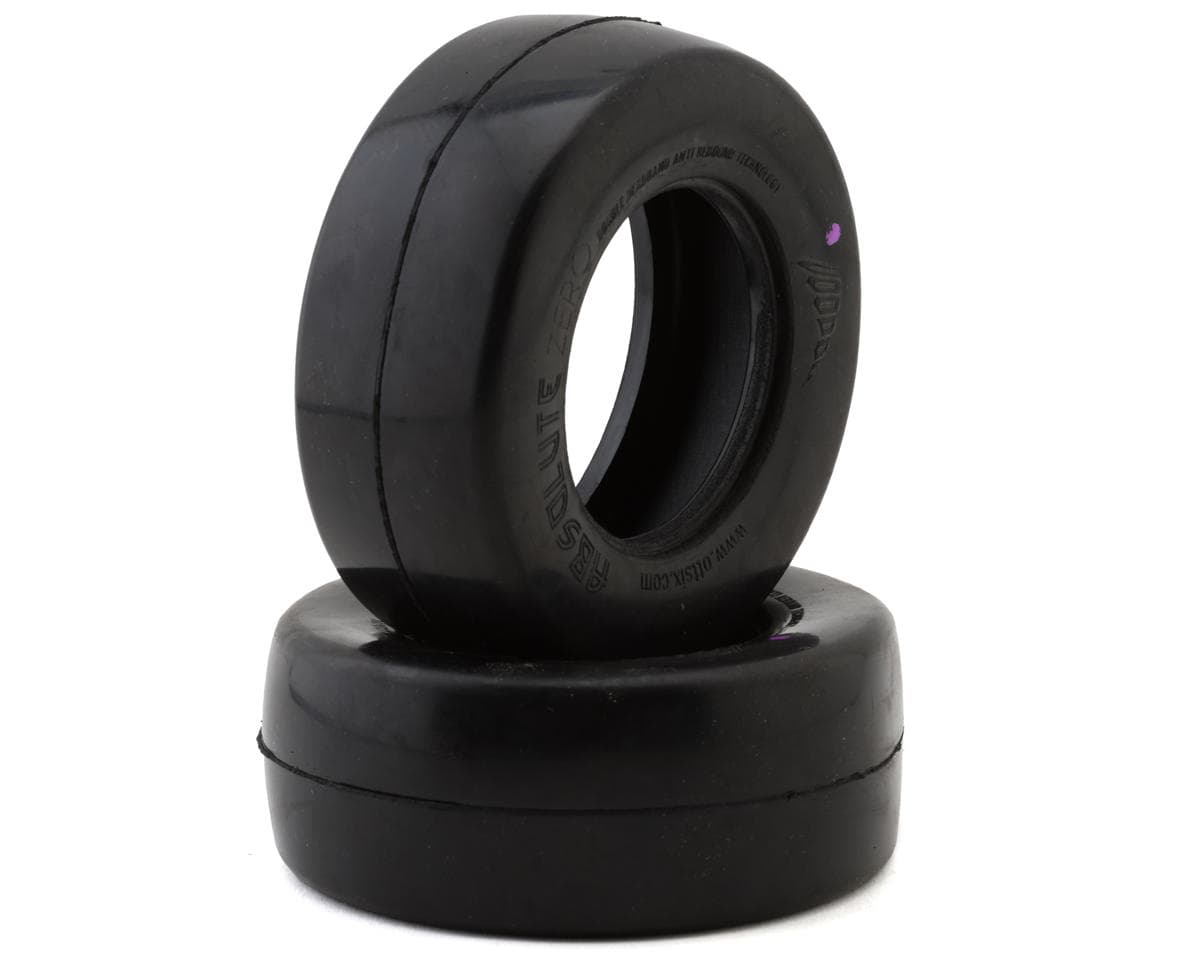 Team Ottsix Racing Voodoo Absolute Zero Belted Rear Racing Slick Tires (2) (Purple)