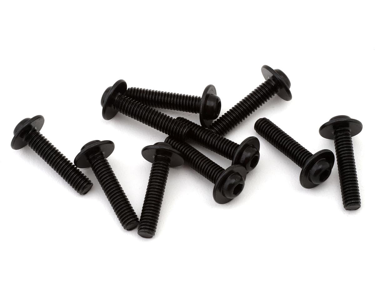 Arrma 4x18mm Self Tapping Flanged Button Head Screws (10)