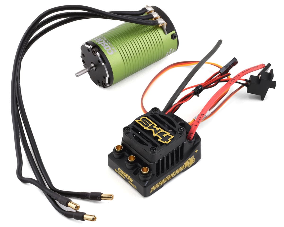 Castle Creations Sidewinder SW4 Waterproof 1/10 ESC/Motor Combo w/1412 (2100kV)