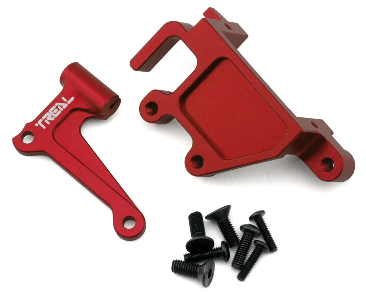Treal Hobby Promoto MX Aluminum Electronics Mount Set (Red)