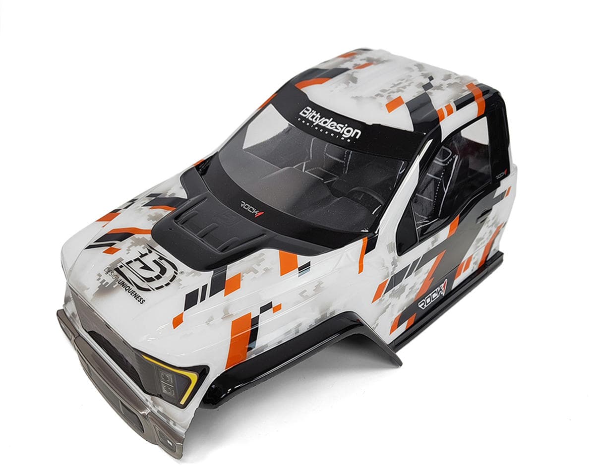 Bittydesign Rock1 Performance Pre-Cut Rock Crawler Body (Clear) (12.3") (Cab-Only)