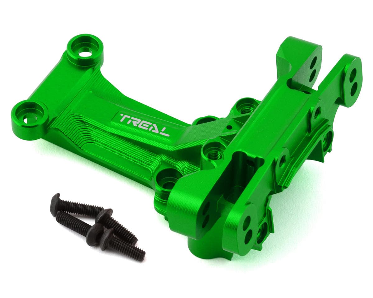 Treal Hobby Aluminum Front Upper Bulkhead for Traxxas XRT/X-Maxx (Green)