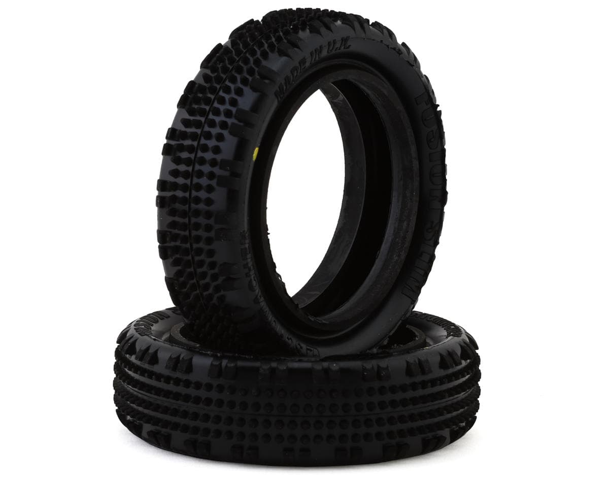 Schumacher Fusion Slim 2.2" 2WD Front Buggy Carpet/Astro Tires (2) (Yellow)