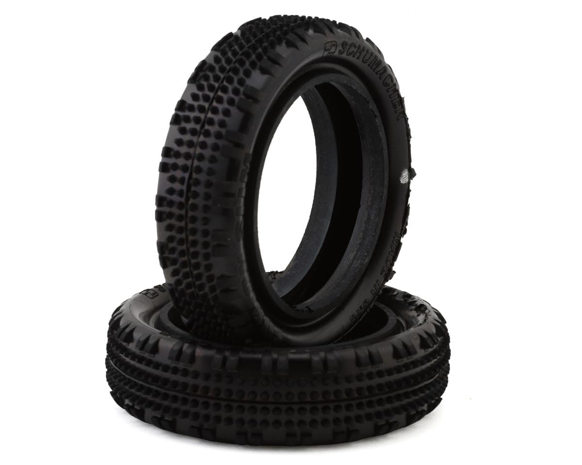 Schumacher Fusion Slim 2.2" 2WD Front Buggy Carpet/Astro Tires (2) (Silver)
