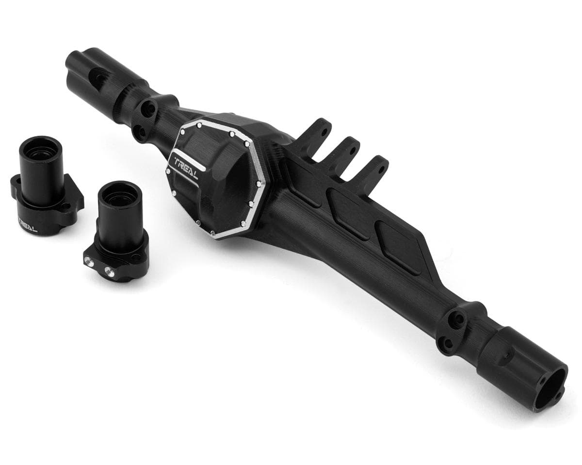 Treal Hobby RBX10 Ryft Aluminum Rear Axle Housing (Black)