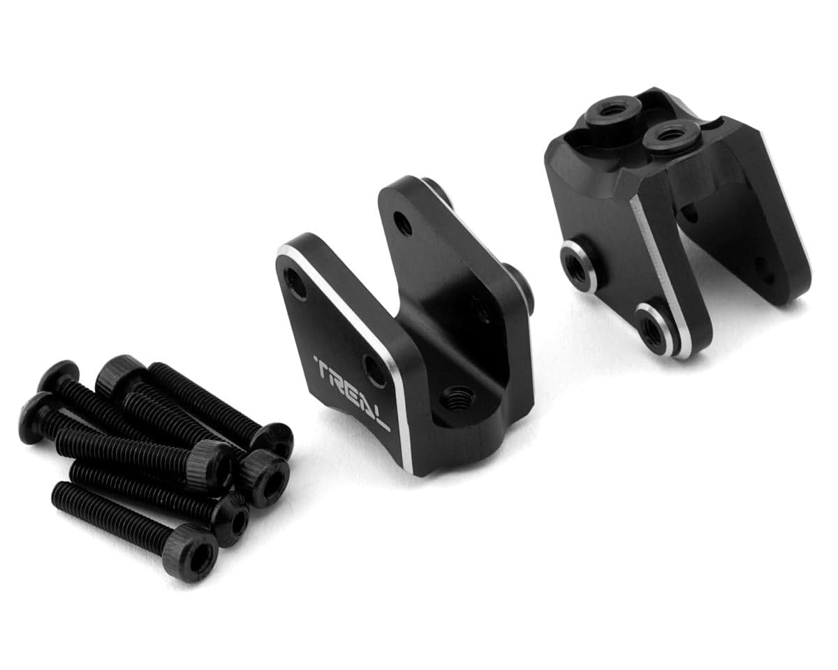Treal Hobby Axial RBX10 Ryft Aluminum Rear Link Mounts (Black) (2)