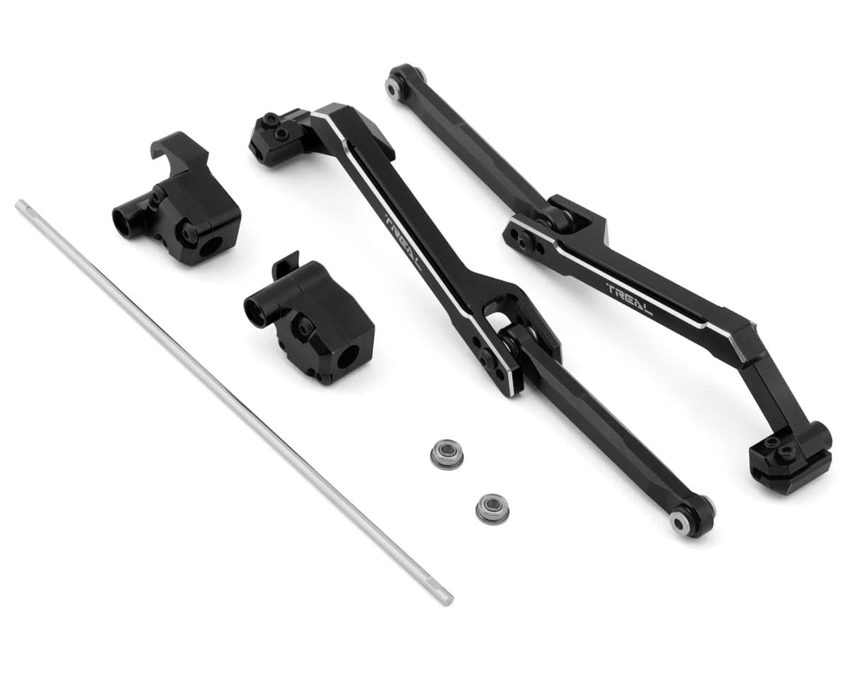 Treal Hobby RBX10 Ryft Aluminum Front Sway Bar Set (Black)