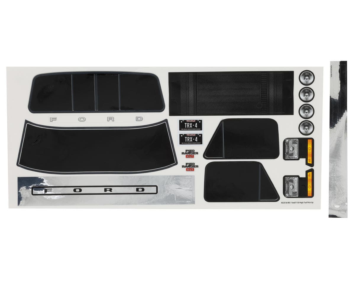 Traxxas TRX-4® 1979 Ford® F-150® Decal Sheets