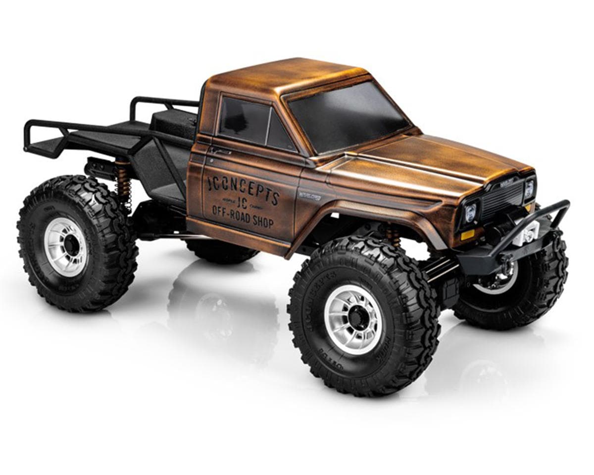 JConcepts JCI Warlord Pre-Trimmed 1/10 Tucked Rock Crawler Body (Clear) (12.3") (Cab Only)