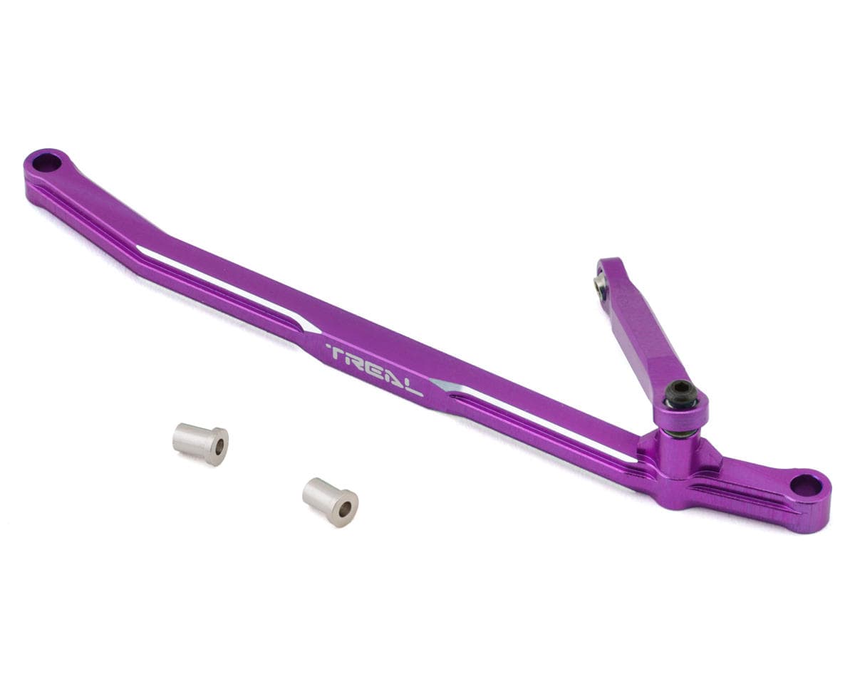 Treal Hobby Losi Mini LMT Aluminum Steering Links (Purple)