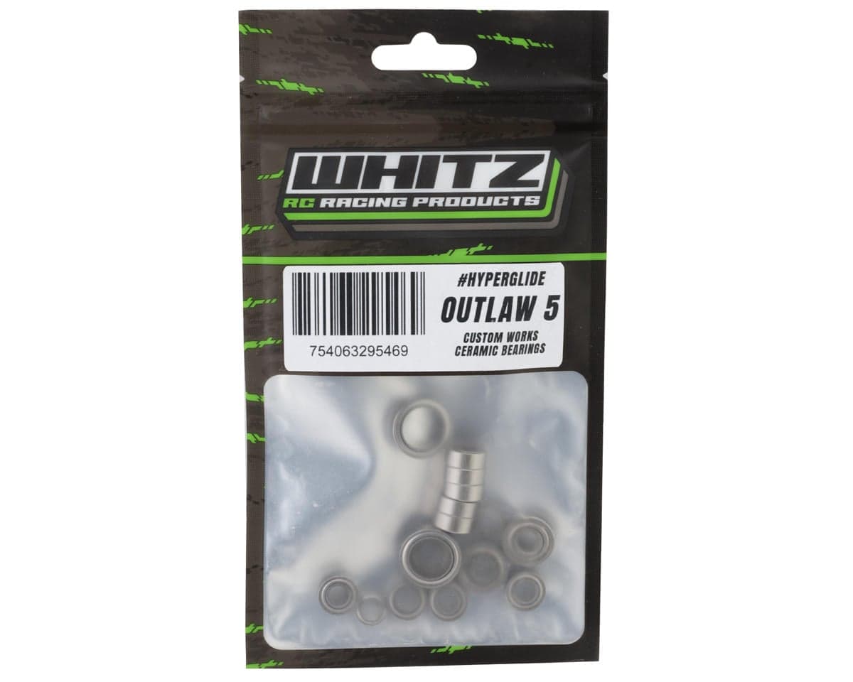 Whitz Racing Products Custom Works Outlaw 5 HyperGlide Full Ceramic Ball Bearing Kit