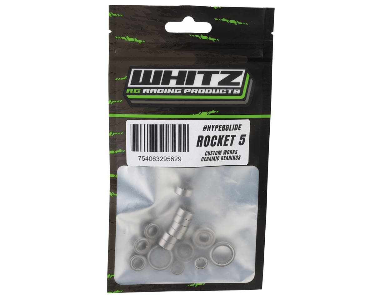 Whitz Racing Products Custom Works Rocket 5 HyperGlide Full Ceramic Ball Bearing Kit