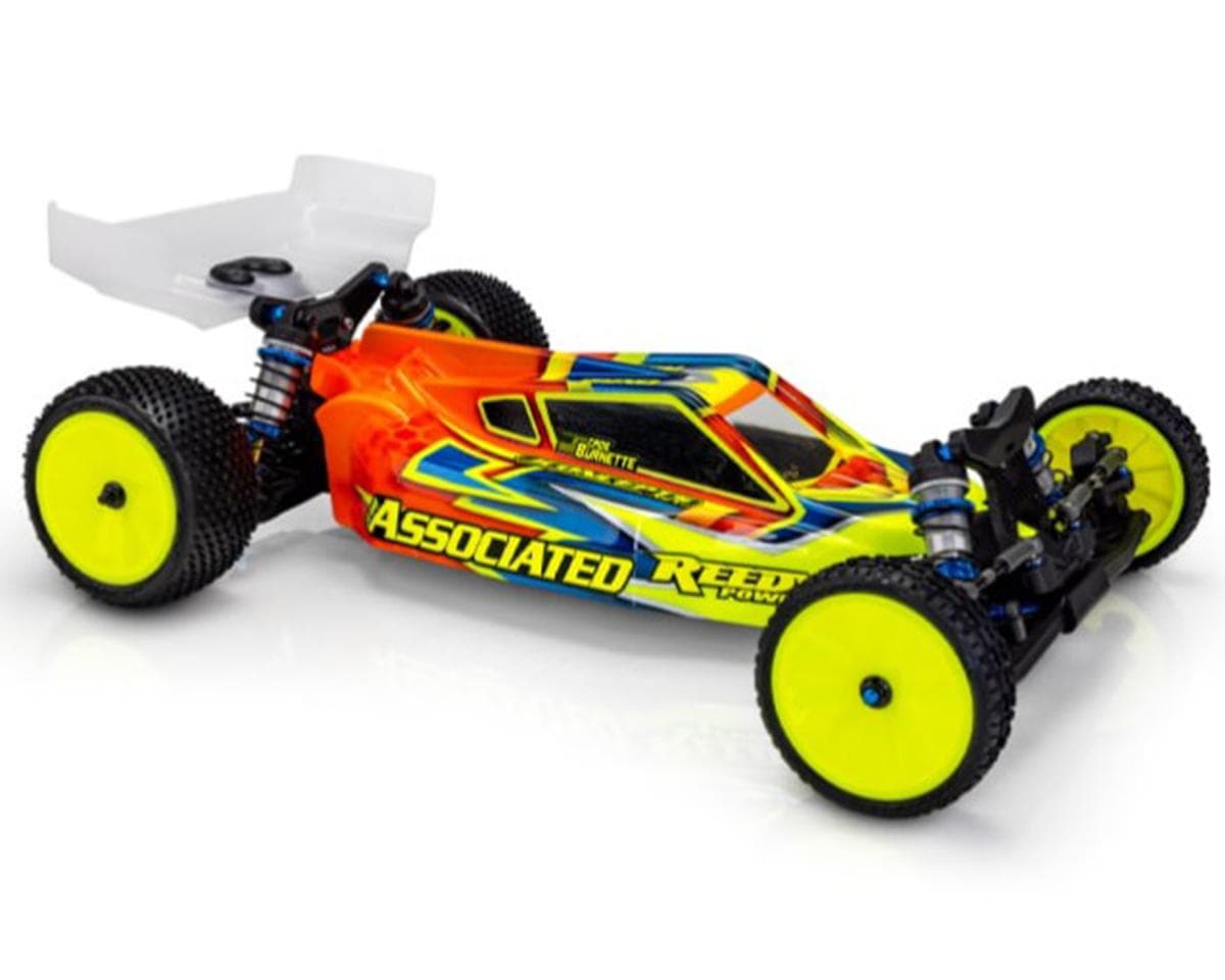 JConcepts Associated RC10B7/B7D "P2" 1/10 Buggy Body w/Turf Wing (Clear) (Light Weight)