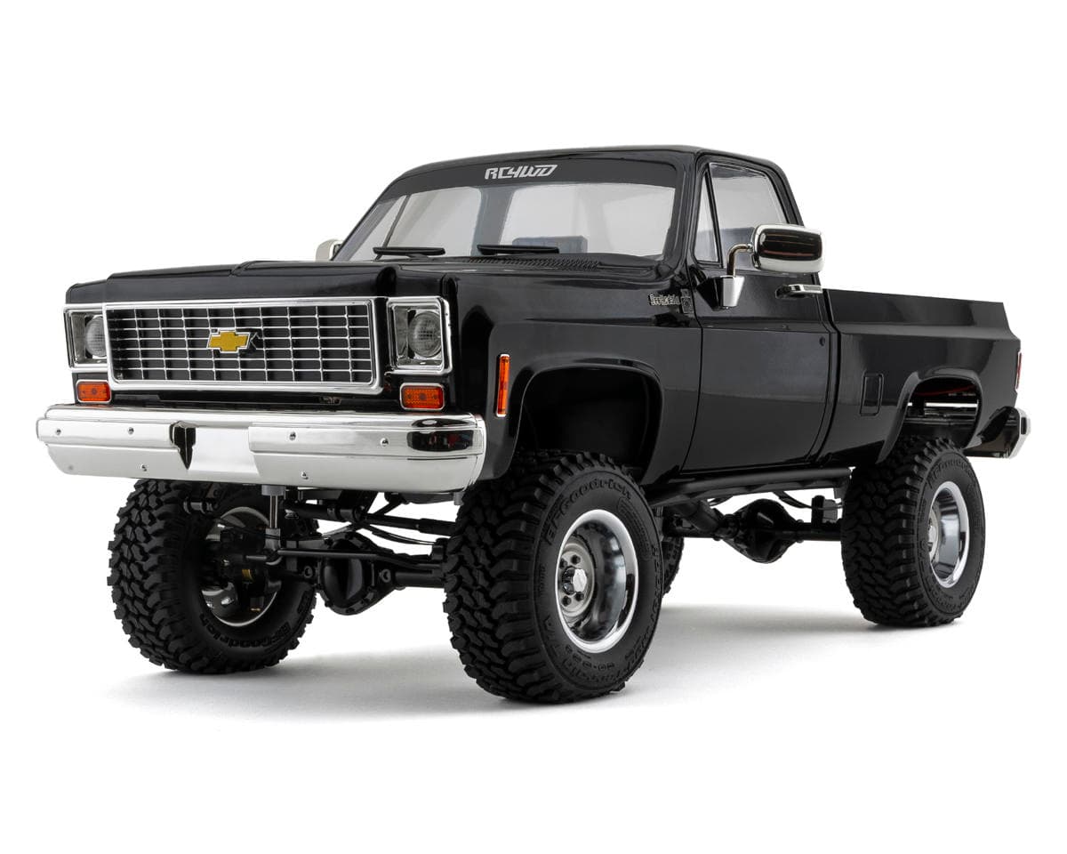 RC4WD Trail Finder 2 "LWB" RTR Scale Truck w/Chevrolet K10 Scottsdale Hard Body (Black)