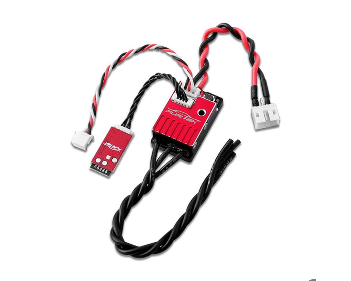 Furitek Momentum V2 20A/40A Brushless Sensorless Drift/Race Micro ESC (Red) w/Wireless Module