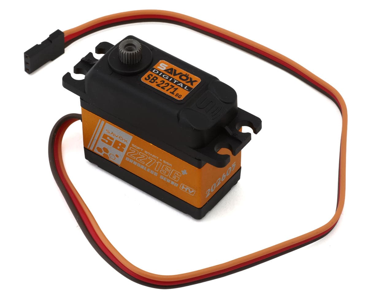 Savox SB-2271SGP Hybrid "High Speed" Brushless Steel Gear Digital Servo (High Voltage)