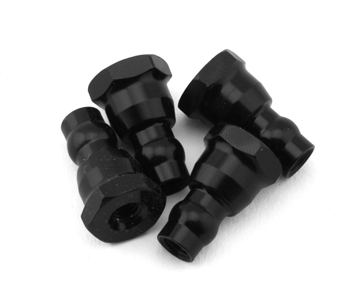Five Seven Designs Metric Shock Stand Offs (Black) (4) (6mm)