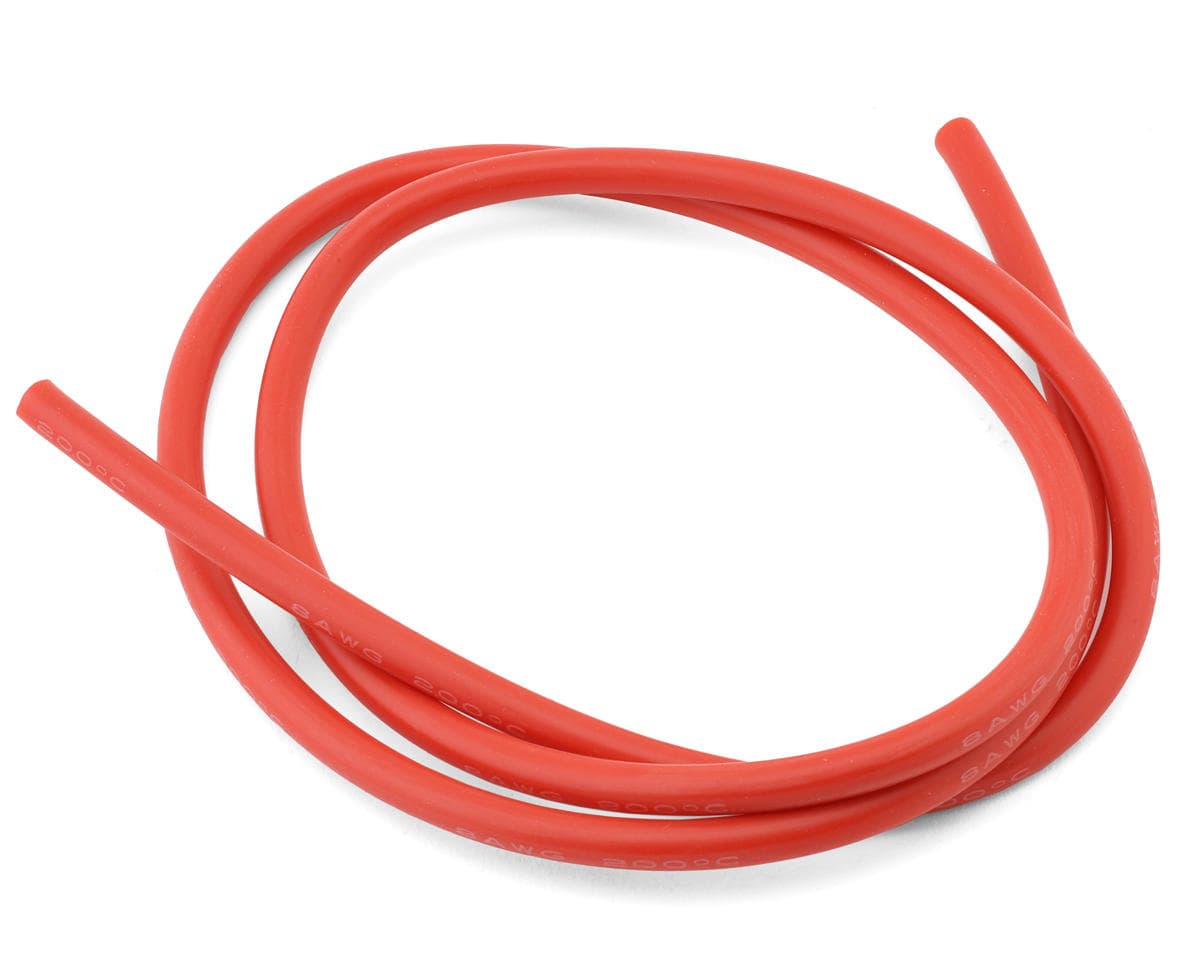 eXcelerate Silicone Wire (Red) (1 Meter) (8AWG)