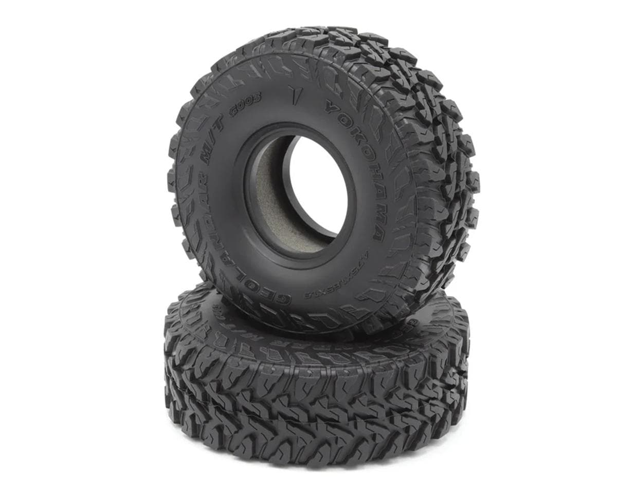 Vanquish Products Yokohama Geolandar M/T 1.9" Rock Crawler Tires (2) (Red) (Class 2 - 4.75")