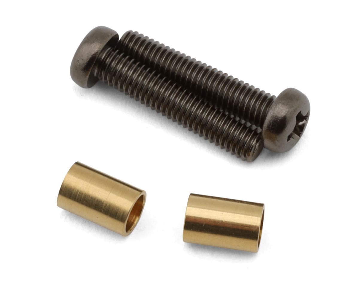 Tamiya DT-03/DT-02 3x15mm Screws & 4x6mm Brass Sleeves Set