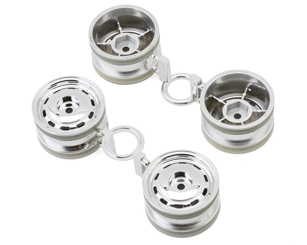 Tamiya M-06 Volkswagen Van Type 2 Wheels (Chrome) (4)