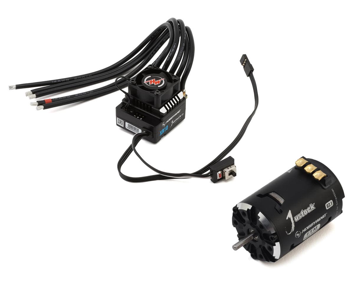 Hobbywing XR10 Justock G3S Sensored Brushless ESC/SD G2.1 Motor Combo (10.5T)