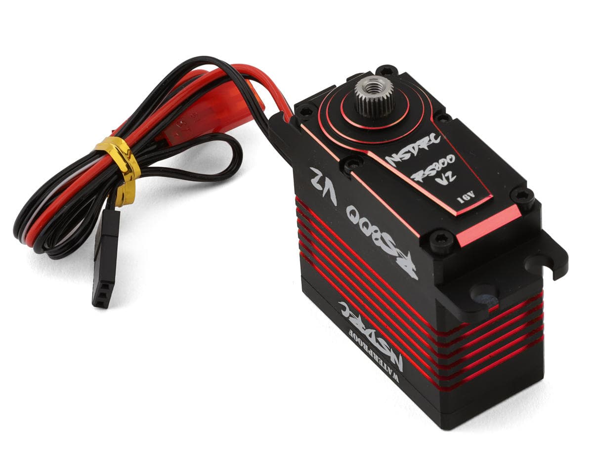 No Superior Designs RC RS800 V2 Waterproof Brushless Aluminum Case Servo (HV) Special Edition (Red) w/Aluminum Horn