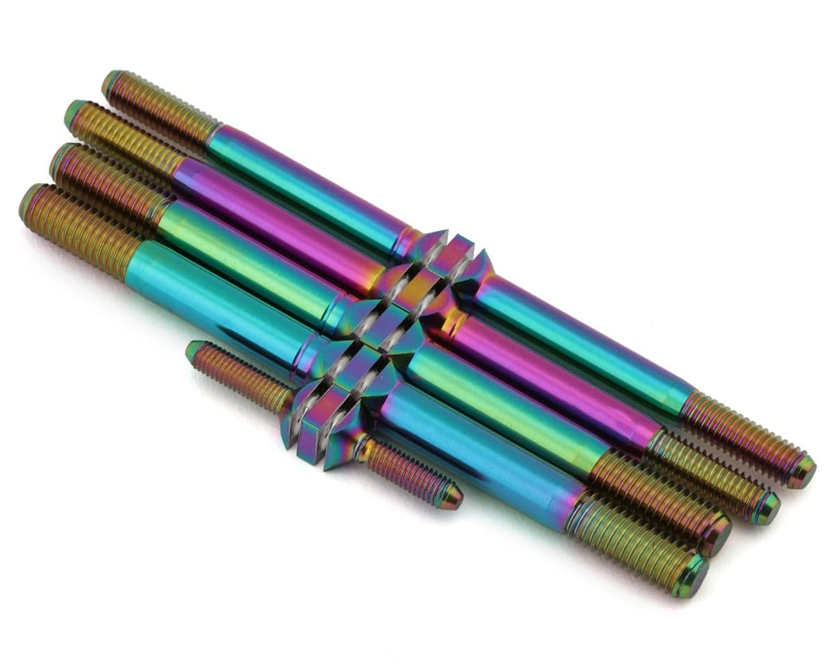 J&T Bearing Co. Sworkz S35-T2 Titanium "Milled'' Turnbuckles (Oil Slick)